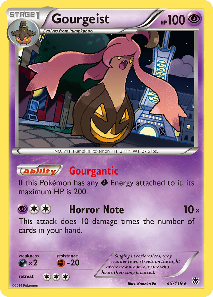 Gourgeist (45/119) [XY: Phantom Forces] | Game Master's Emporium (The New GME)