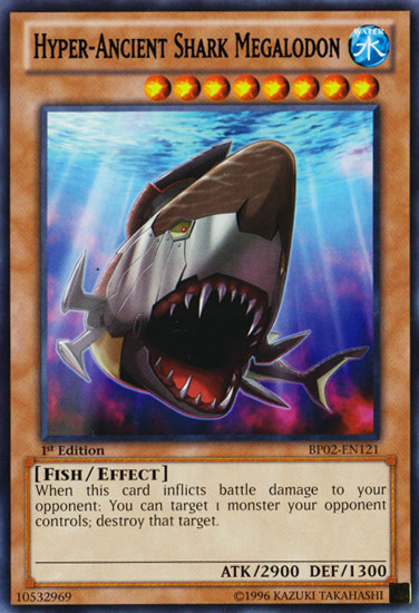 Hyper-Ancient Shark Megalodon [BP02-EN121] Mosaic Rare | Game Master's Emporium (The New GME)