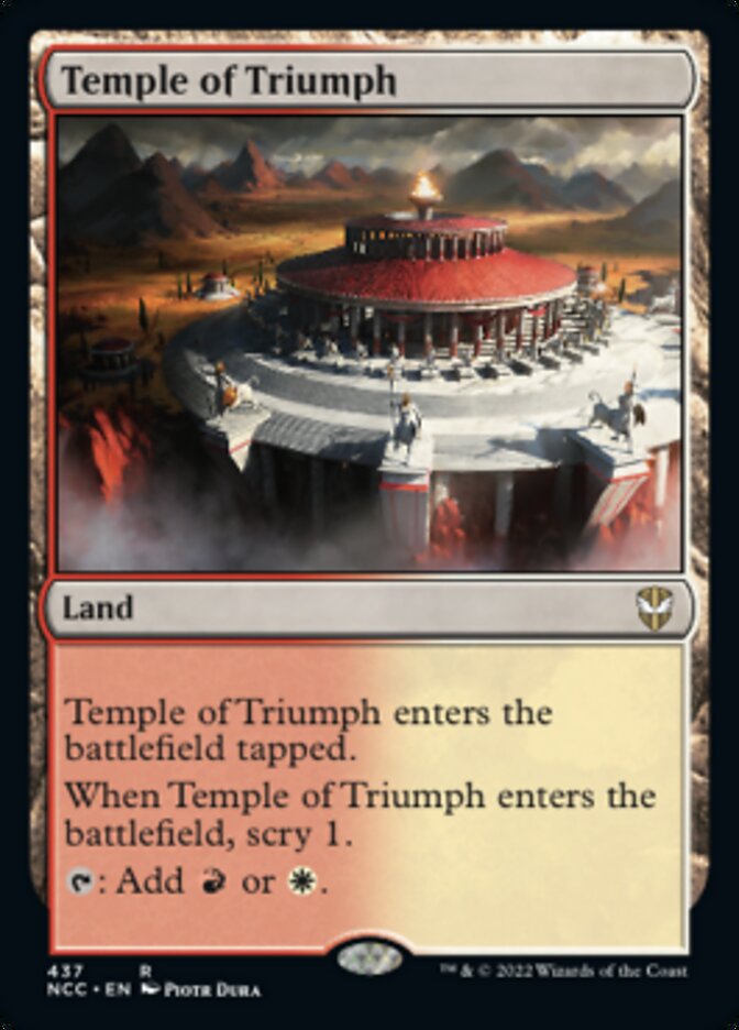 Temple of Triumph [Streets of New Capenna Commander] | Game Master's Emporium (The New GME)