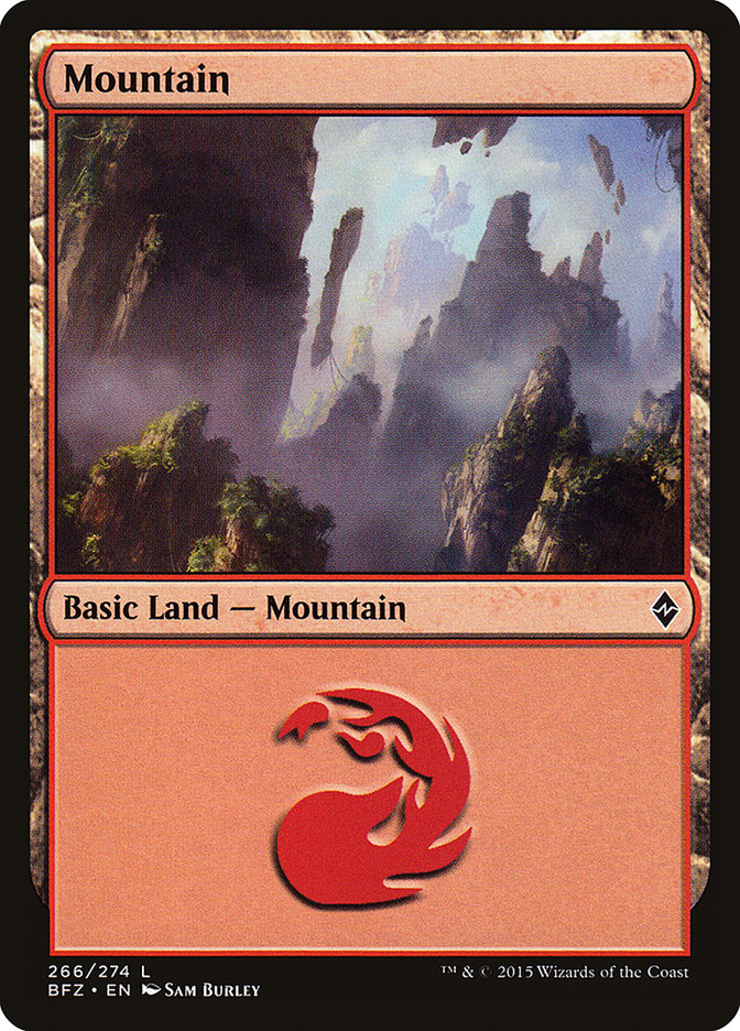 Mountain (266) [Battle for Zendikar] | Game Master's Emporium (The New GME)