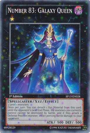 Number 83: Galaxy Queen [SP13-EN028] Starfoil Rare | Game Master's Emporium (The New GME)