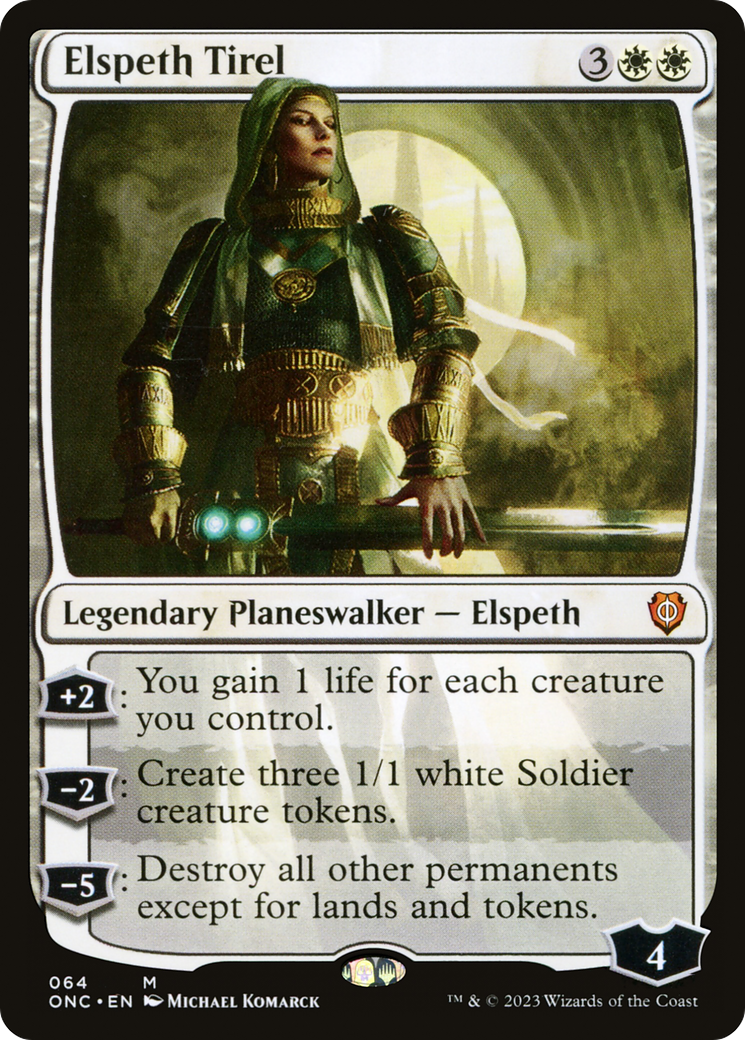 Elspeth Tirel [Phyrexia: All Will Be One Commander] | Game Master's Emporium (The New GME)