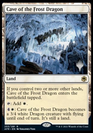 Cave of the Frost Dragon (Promo Pack) [Dungeons & Dragons: Adventures in the Forgotten Realms Promos] | Game Master's Emporium (The New GME)