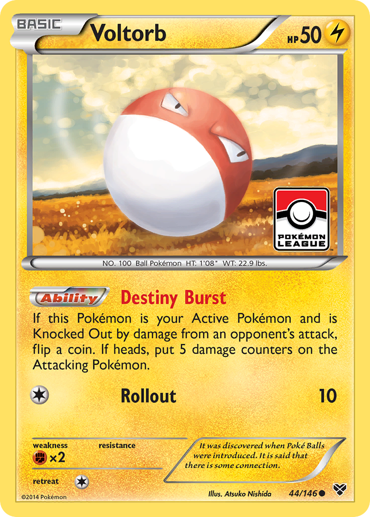 Voltorb (44/146) [XY: Base Set] | Game Master's Emporium (The New GME)