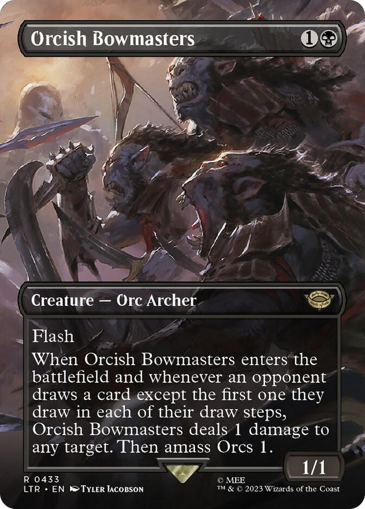 Orcish Bowmasters (Borderless Alternate Art) [The Lord of the Rings: Tales of Middle-Earth] | Game Master's Emporium (The New GME)