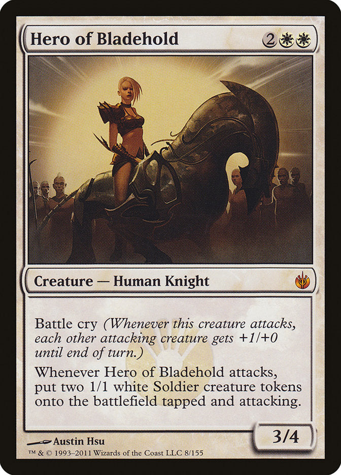 Hero of Bladehold (Oversized) [Oversize Cards] | Game Master's Emporium (The New GME)