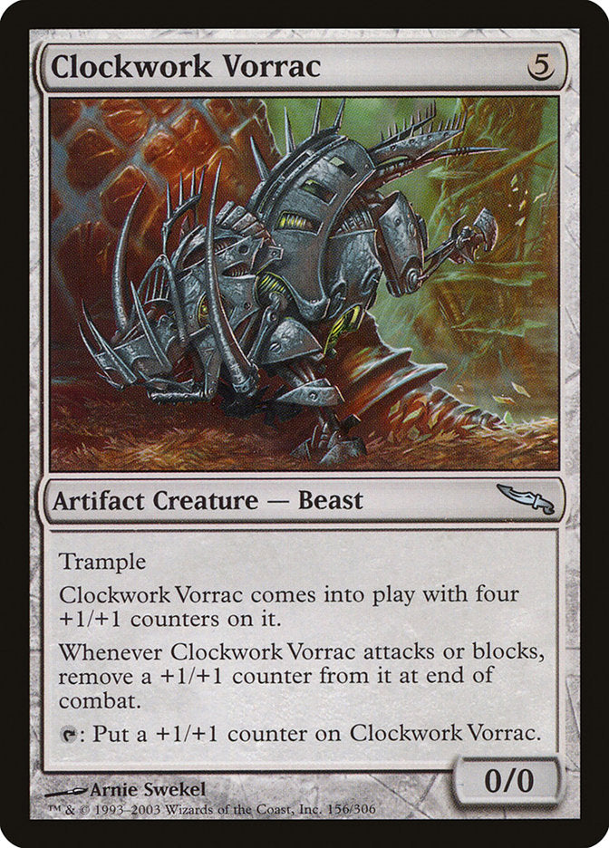 Clockwork Vorrac [Mirrodin] | Game Master's Emporium (The New GME)