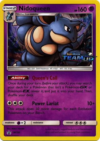 Nidoqueen (SM160) (Staff) [Sun & Moon: Black Star Promos] | Game Master's Emporium (The New GME)