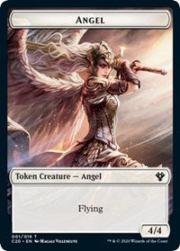 Angel // Elemental (010) Double-Sided Token [Commander 2020 Tokens] | Game Master's Emporium (The New GME)