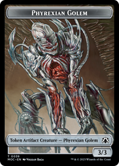 Phyrexian Golem // Construct Double-Sided Token [March of the Machine Commander Tokens] | Game Master's Emporium (The New GME)