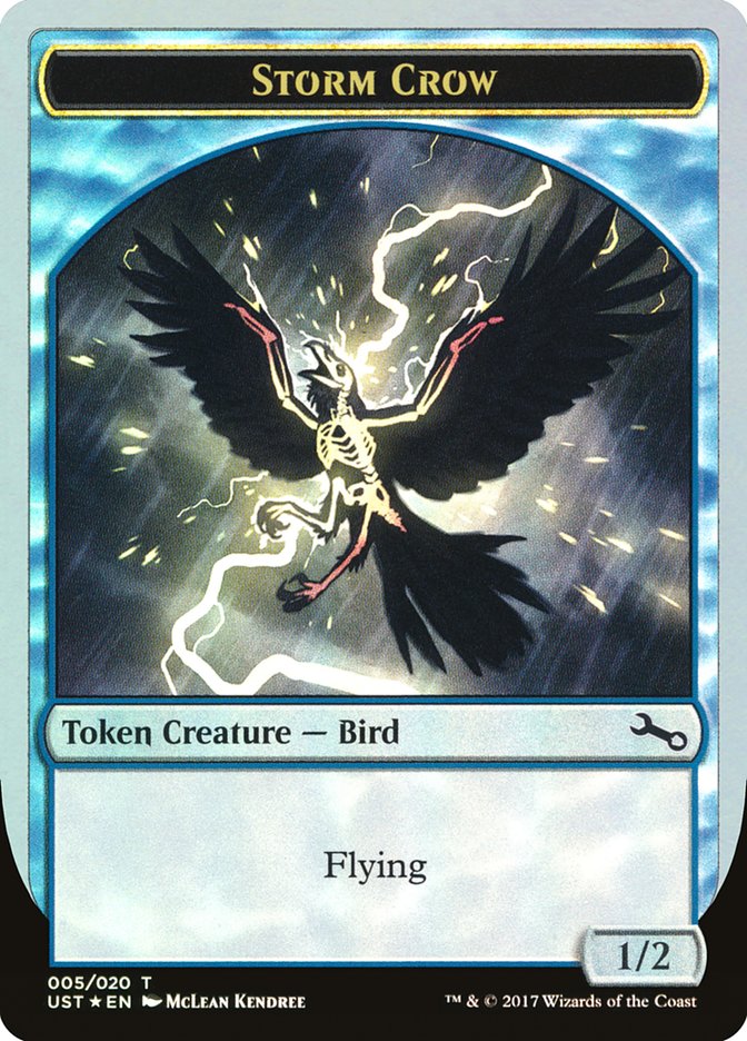 Storm Crow Token [Unstable Tokens] | Game Master's Emporium (The New GME)