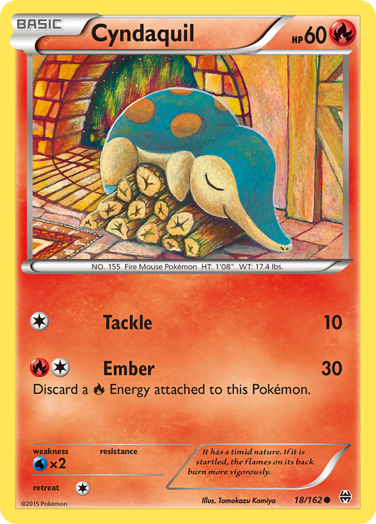 Cyndaquil (18/162) [XY: BREAKthrough] | Game Master's Emporium (The New GME)