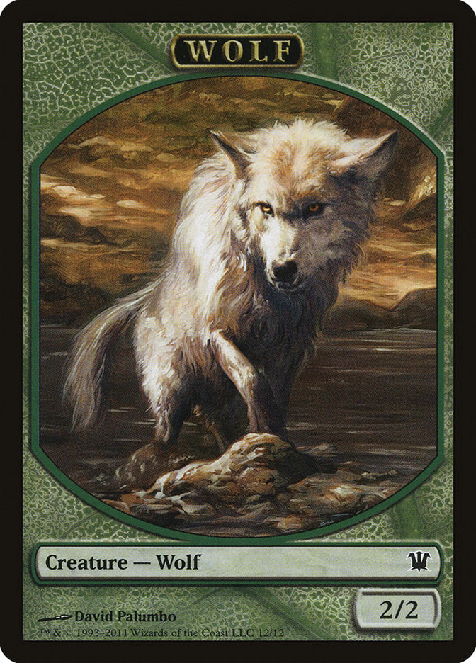Wolf Token (12/12) [Innistrad Tokens] | Game Master's Emporium (The New GME)