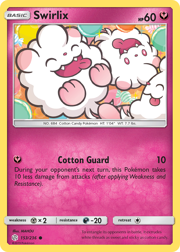 Swirlix (153/236) [Sun & Moon: Cosmic Eclipse] | Game Master's Emporium (The New GME)