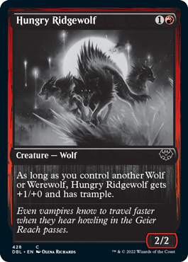 Hungry Ridgewolf [Innistrad: Double Feature] | Game Master's Emporium (The New GME)