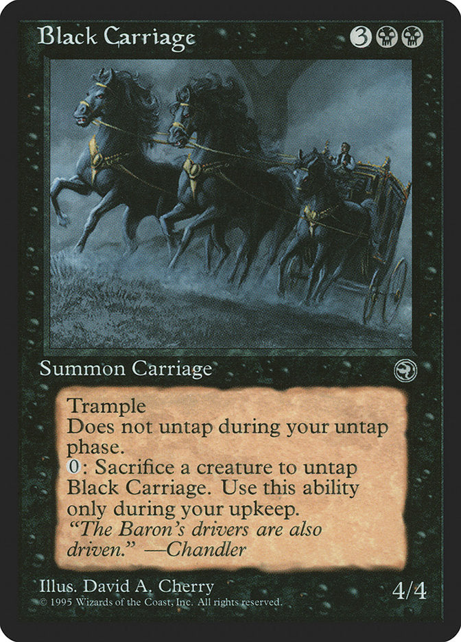 Black Carriage [Homelands] | Game Master's Emporium (The New GME)