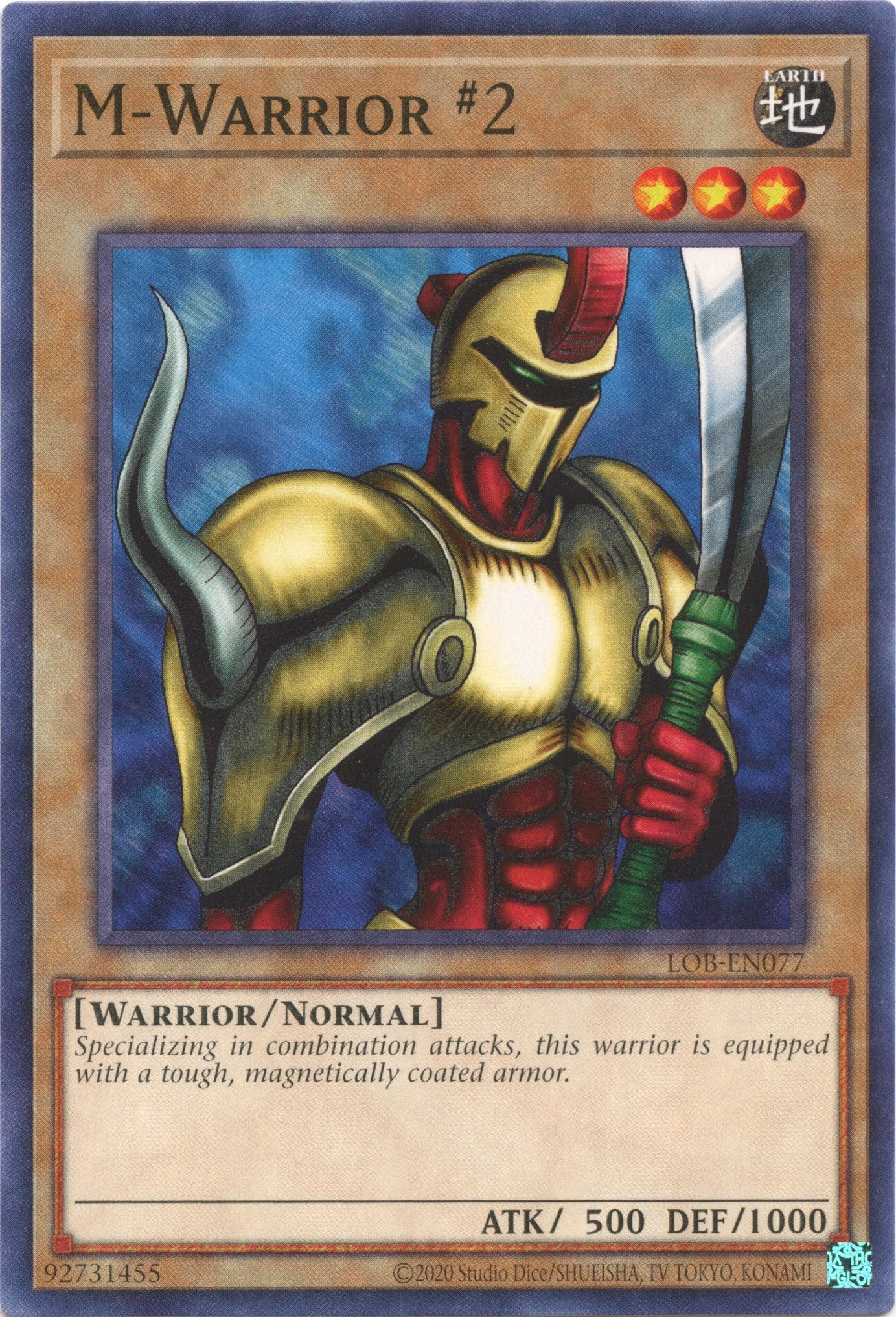 M-Warrior #2 (25th Anniversary) [LOB-EN077] Common | Game Master's Emporium (The New GME)