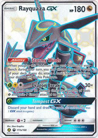 Rayquaza GX (177a/168) (Jumbo Card) [Sun & Moon: Celestial Storm] | Game Master's Emporium (The New GME)