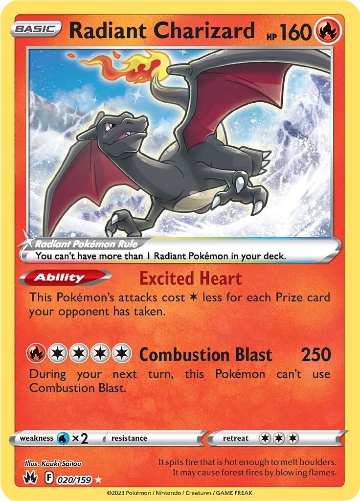 Radiant Charizard (020/159) [Sword & Shield: Crown Zenith] | Game Master's Emporium (The New GME)