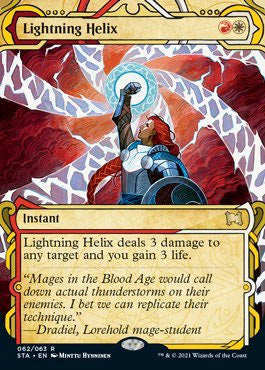 Lightning Helix (Foil Etched) [Strixhaven: School of Mages Mystical Archive] | Game Master's Emporium (The New GME)