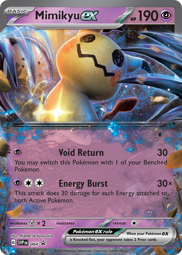 Mimikyu ex (004) (Jumbo Card) [Scarlet & Violet: Black Star Promos] | Game Master's Emporium (The New GME)