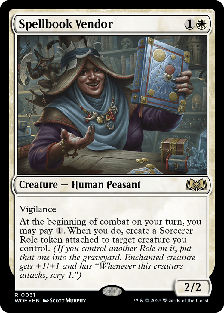 Spellbook Vendor [Wilds of Eldraine] | Game Master's Emporium (The New GME)