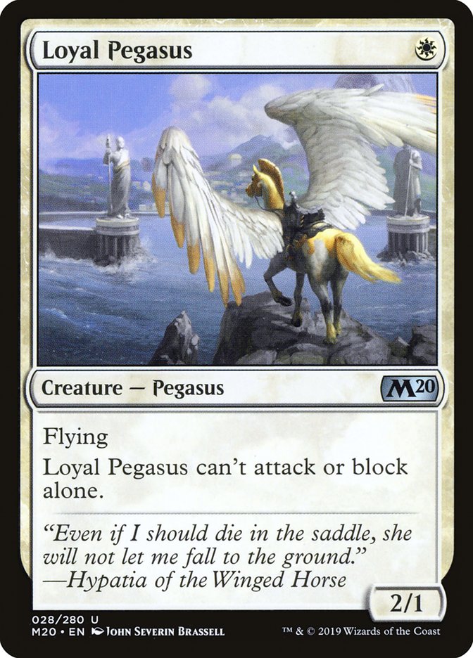 Loyal Pegasus [Core Set 2020] | Game Master's Emporium (The New GME)