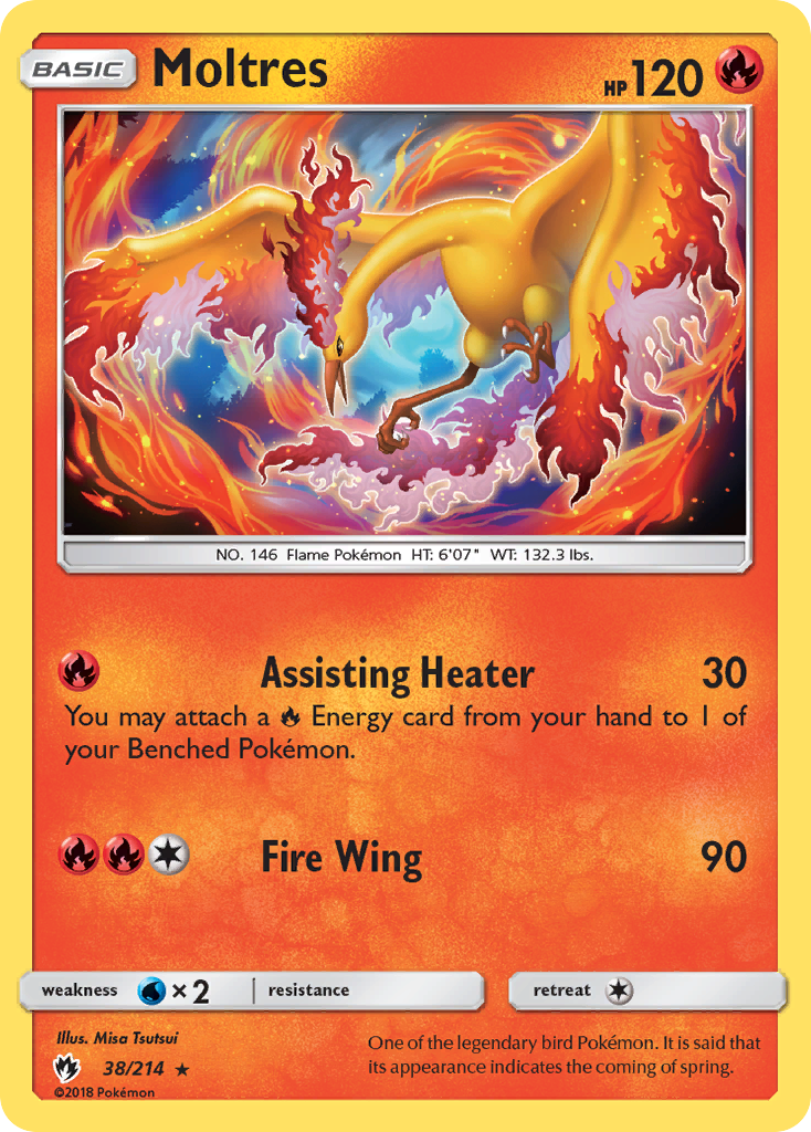 Moltres (38/214) [Sun & Moon: Lost Thunder] | Game Master's Emporium (The New GME)