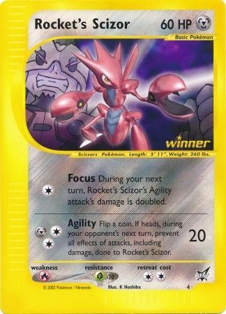 Rocket's Scizor (4) (Jumbo Card) [Best of Promos] | Game Master's Emporium (The New GME)