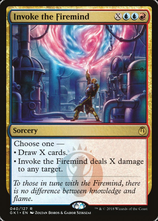 Invoke the Firemind [Guilds of Ravnica Guild Kit] | Game Master's Emporium (The New GME)