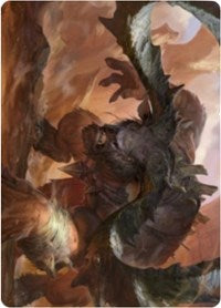 Moraug, Fury of Akoum Art Card [Zendikar Rising Art Series] | Game Master's Emporium (The New GME)