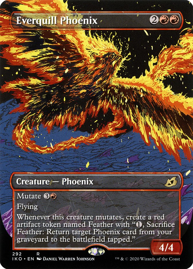 Everquill Phoenix (Showcase) [Ikoria: Lair of Behemoths] | Game Master's Emporium (The New GME)