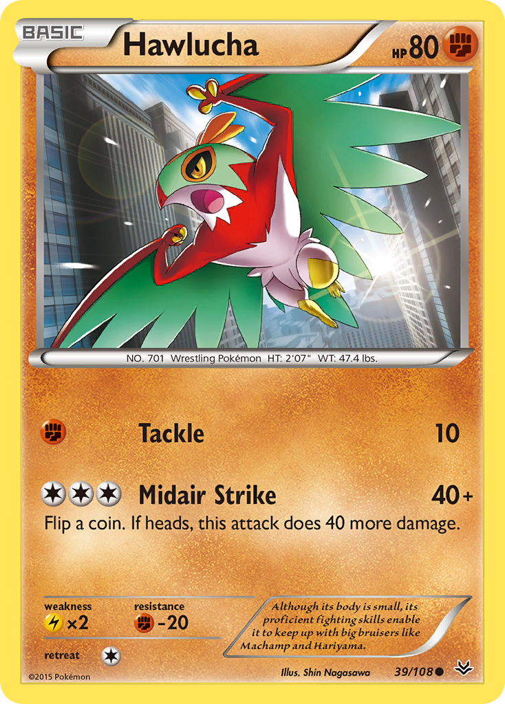 Hawlucha (39/108) [XY: Roaring Skies] | Game Master's Emporium (The New GME)