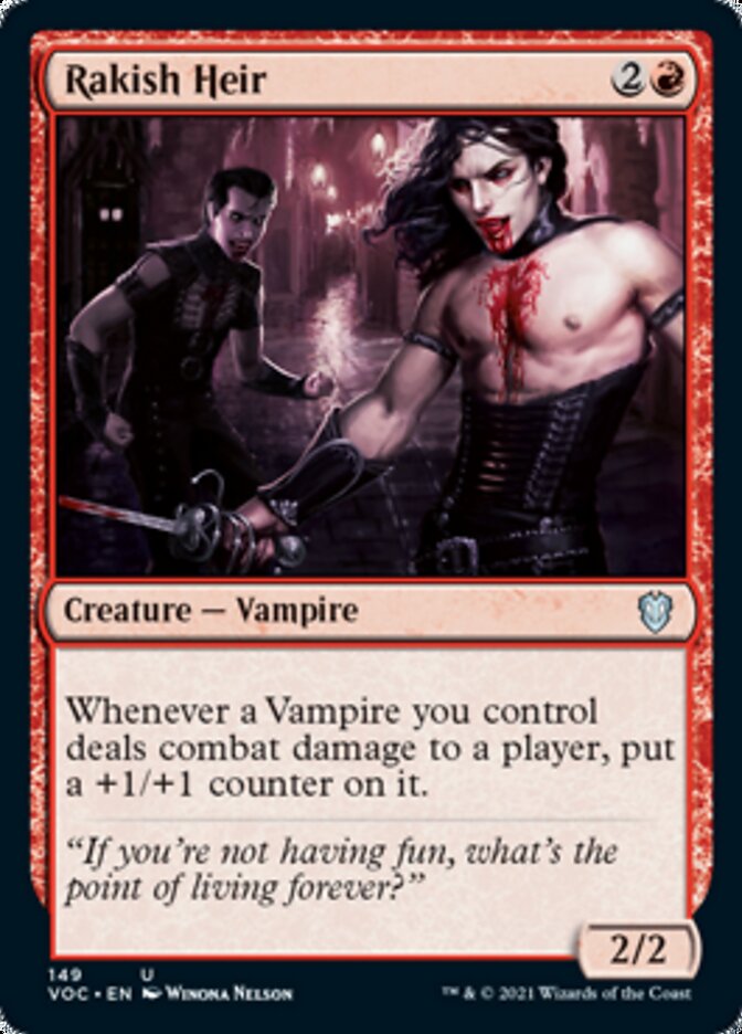 Rakish Heir [Innistrad: Crimson Vow Commander] | Game Master's Emporium (The New GME)