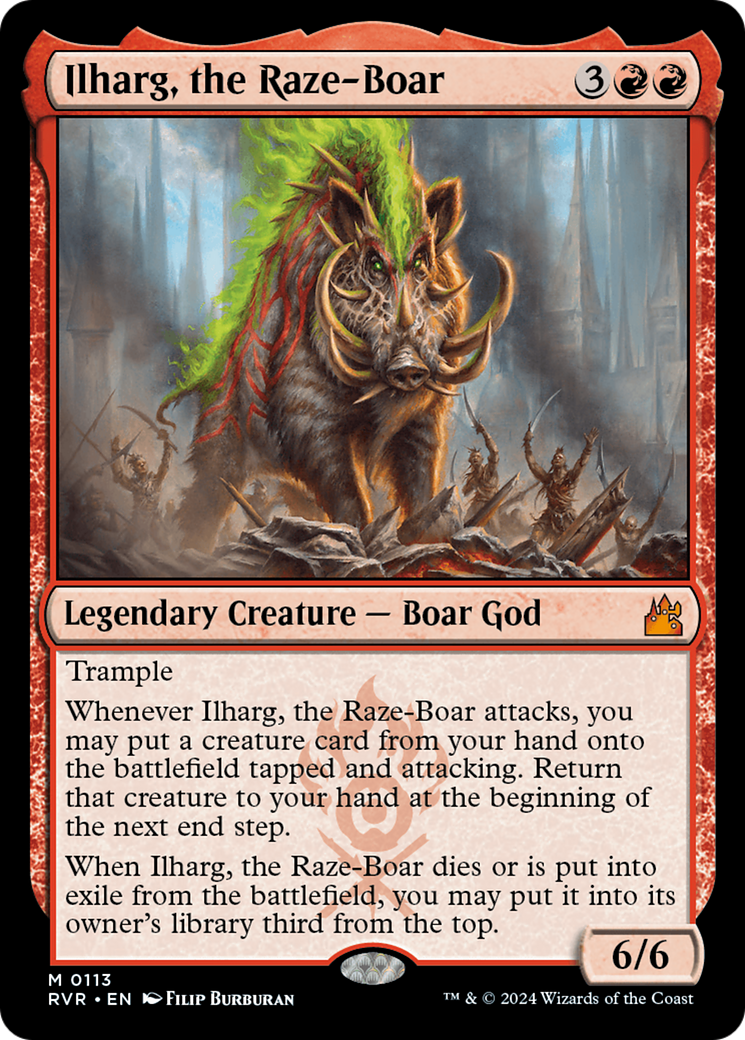 Ilharg, the Raze-Boar [Ravnica Remastered] | Game Master's Emporium (The New GME)