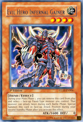 Evil Hero Infernal Gainer [GLAS-EN004] Rare | Game Master's Emporium (The New GME)