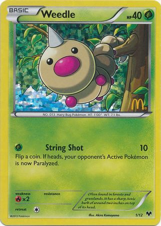 Weedle (1/12) [McDonald's Promos: 2014 Collection] | Game Master's Emporium (The New GME)