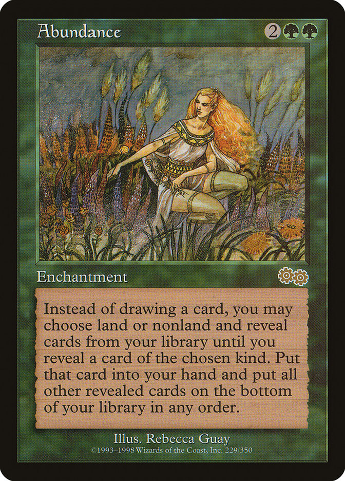 Abundance [Urza's Saga] | Game Master's Emporium (The New GME)