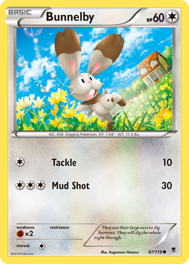 Bunnelby (87/119) [XY: Phantom Forces] | Game Master's Emporium (The New GME)