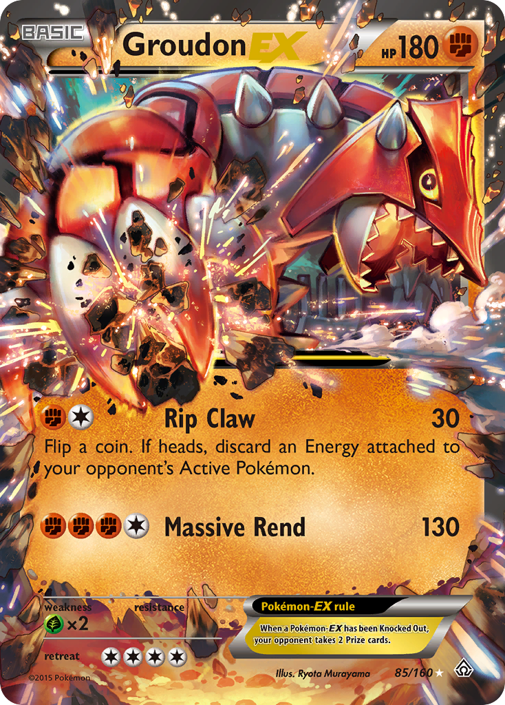 Groudon EX (85/160) [XY: Primal Clash] | Game Master's Emporium (The New GME)