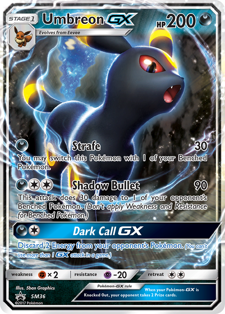 Umbreon GX (SM36) [Sun & Moon: Black Star Promos] | Game Master's Emporium (The New GME)