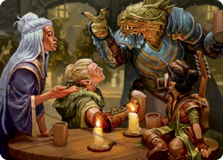 You Meet in a Tavern Art Card [Dungeons & Dragons: Adventures in the Forgotten Realms Art Series] | Game Master's Emporium (The New GME)