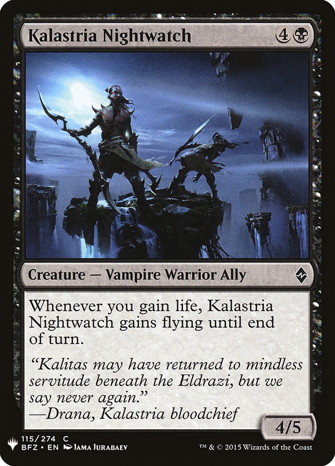 Kalastria Nightwatch [Mystery Booster] | Game Master's Emporium (The New GME)