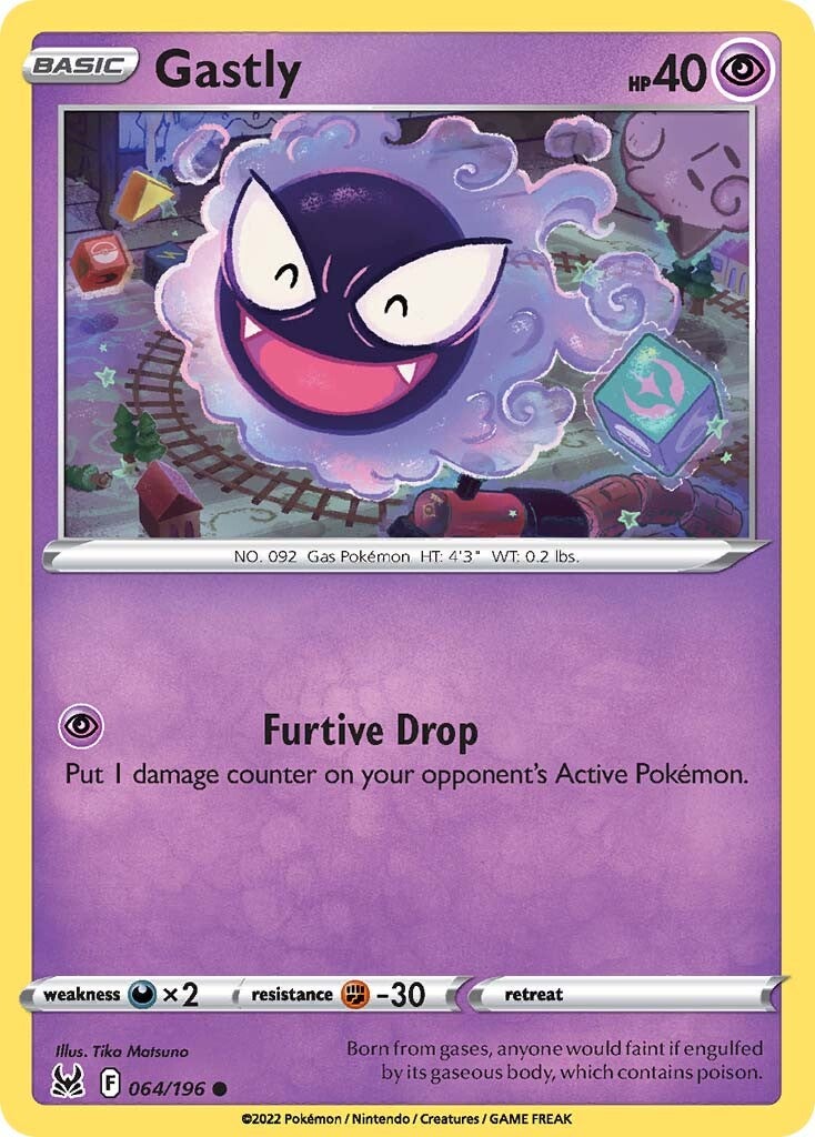 Gastly (064/196) [Sword & Shield: Lost Origin] | Game Master's Emporium (The New GME)