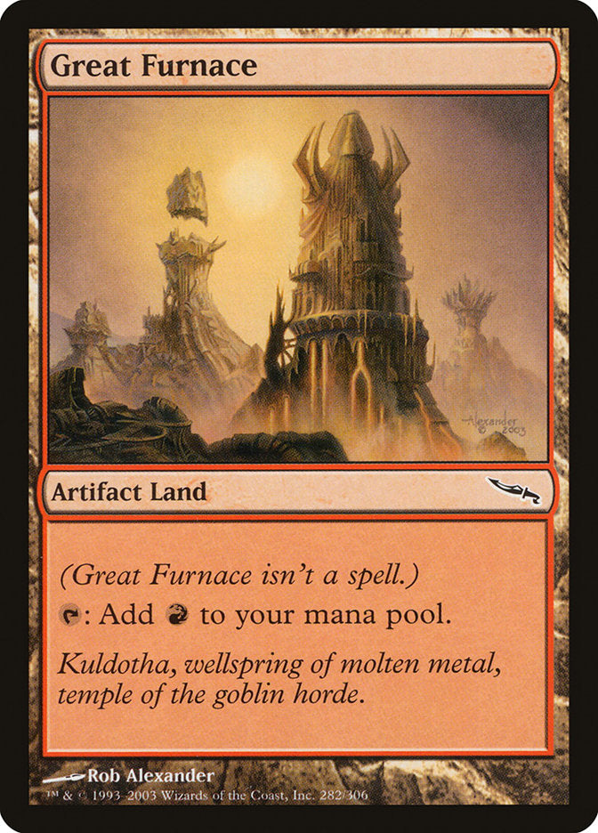 Great Furnace [Mirrodin] | Game Master's Emporium (The New GME)