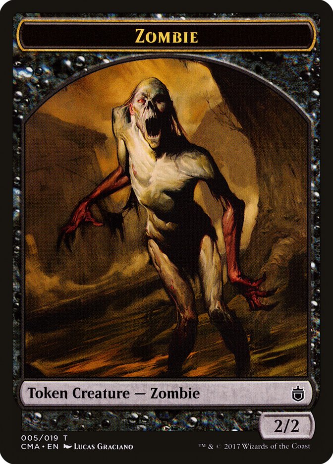 Zombie Token [Commander Anthology Tokens] | Game Master's Emporium (The New GME)