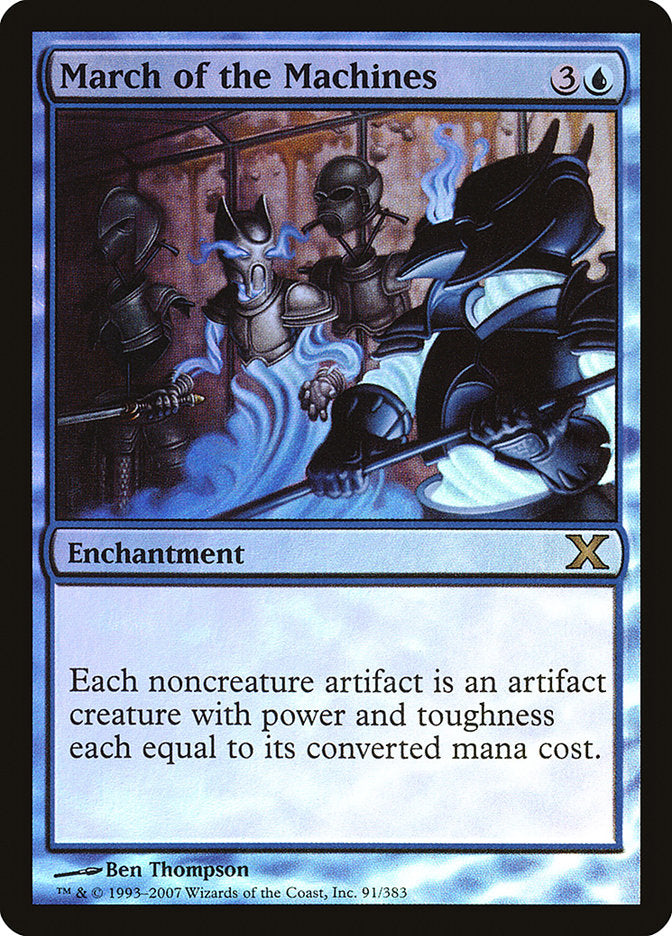 March of the Machines (Premium Foil) [Tenth Edition] | Game Master's Emporium (The New GME)