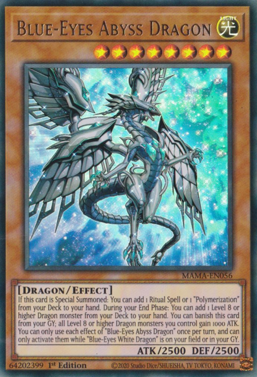 Blue-Eyes Abyss Dragon [MAMA-EN056] Ultra Rare | Game Master's Emporium (The New GME)