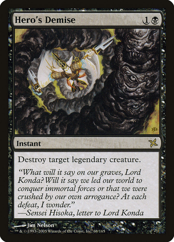 Hero's Demise [Betrayers of Kamigawa] | Game Master's Emporium (The New GME)
