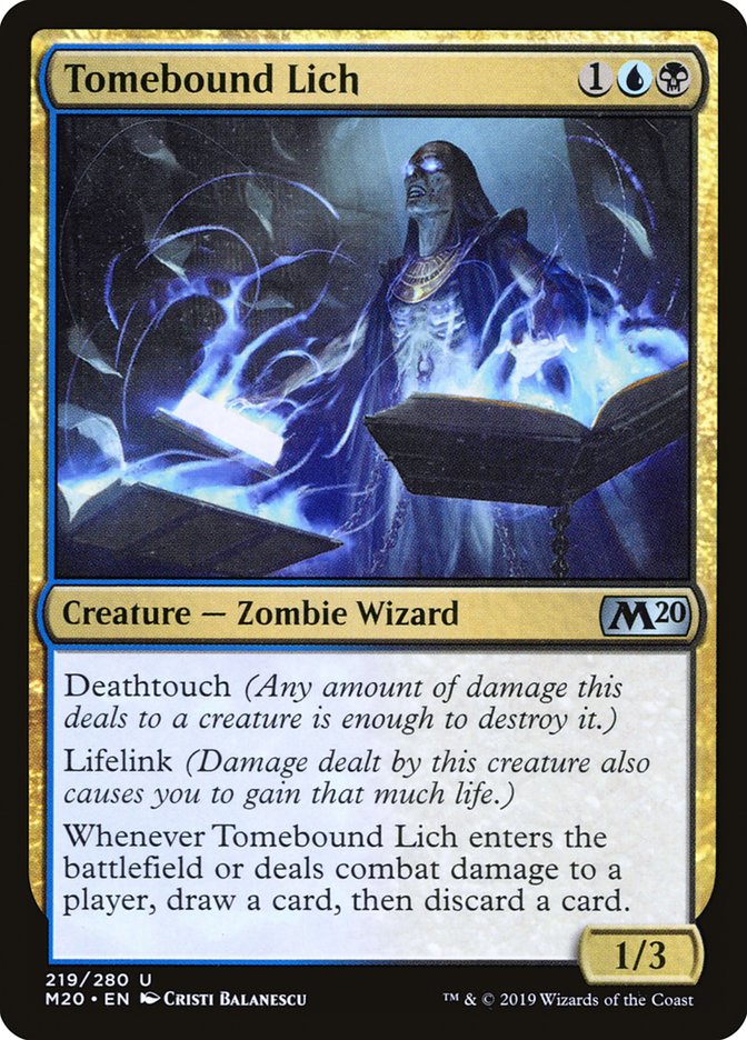 Tomebound Lich [Core Set 2020] | Game Master's Emporium (The New GME)